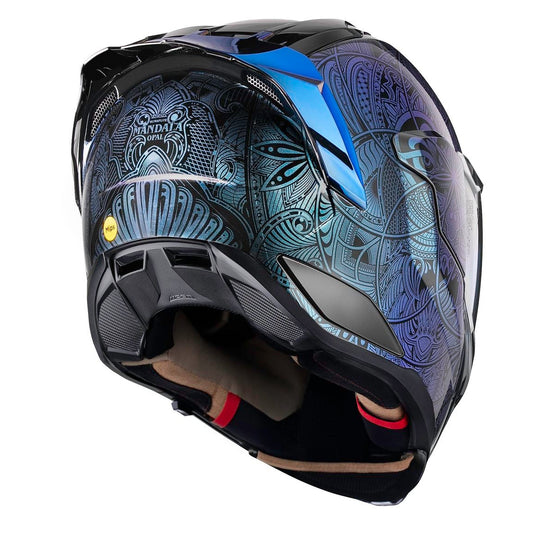 Icon Ultraflite Opal Mandala Helmet - Blue