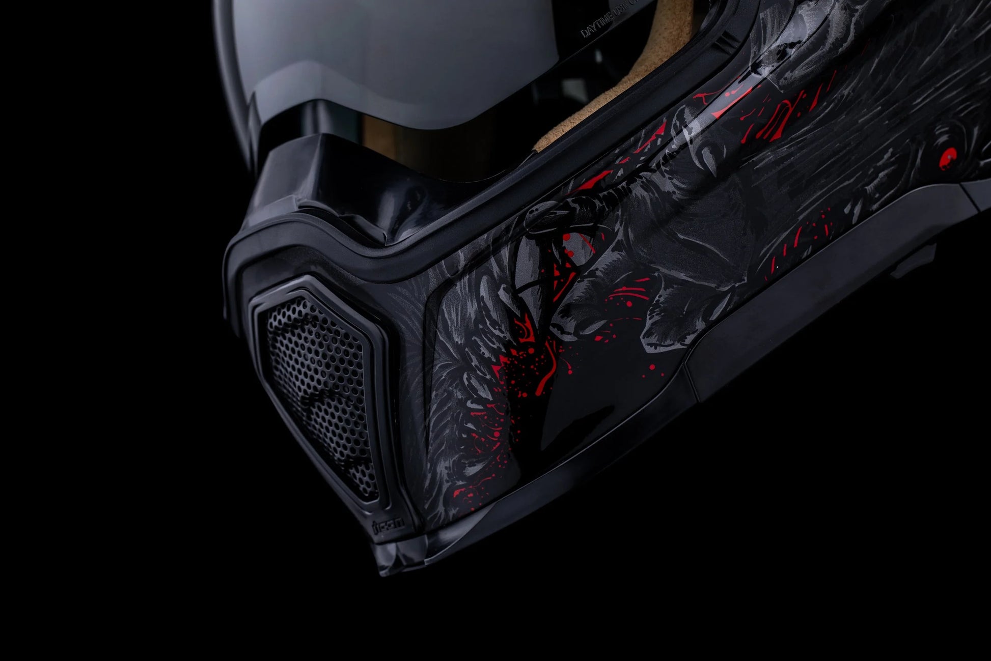 Icon Ultraflite Misanthrope Helmet - Black