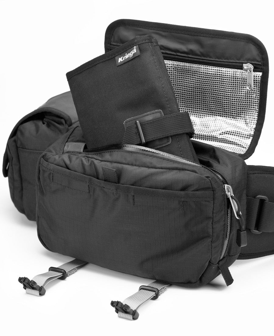 Kriega R8 Waterproof Waistpack (tool roll not included)