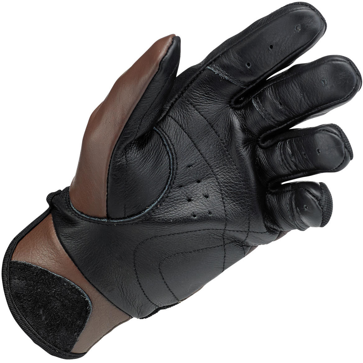 Biltwell Bantam Gloves - Chocolate Brown / Black