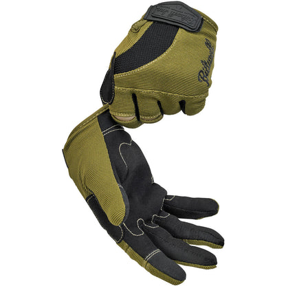 Biltwell Moto Gloves - Olive / Black