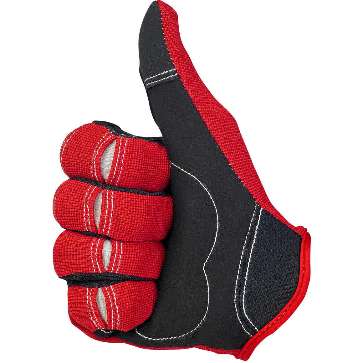 Biltwell Moto Gloves - Red / Black / White