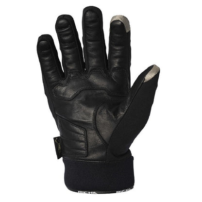 Richa City GTX Gore-tex Short Waterproof Motorcycle Gloves - Black - Palm