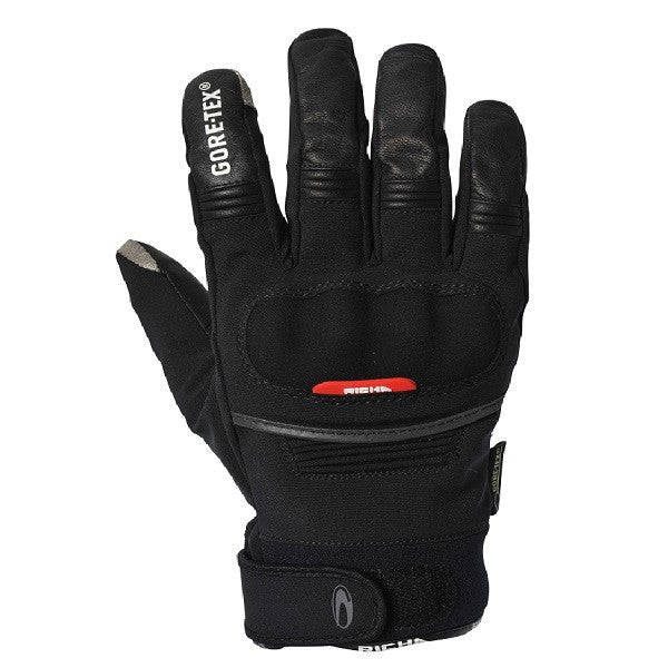 Richa City GTX Gore-tex Short Waterproof Motorcycle Gloves - Black